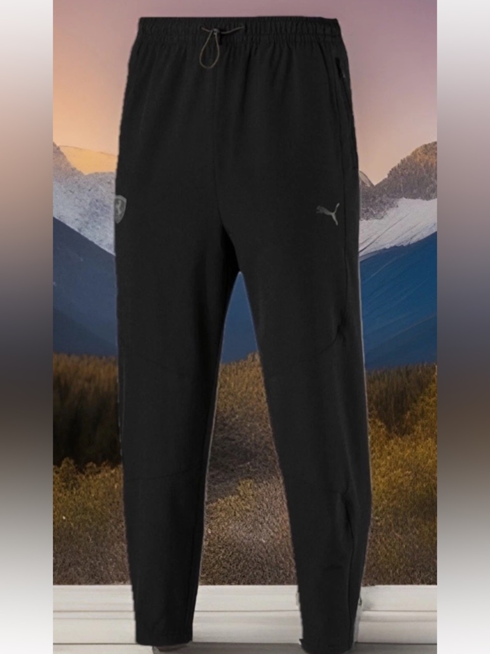 Puma Scuderia Ferrari Joggers sweatpants Black Men’s Size Large